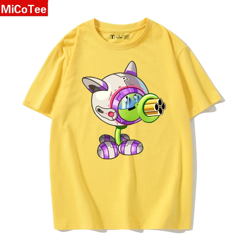 Plant Parent Shirt - ใหม่พืชปะทะซอมบี้เสื้อยืดเด็กแขนสั้นผ้าฝ้ายโรงเรียนประถมเด็กชายหญิงกางเกงเสื้อผ้าสำหรับพ่อแม่และลูกแบบยูนิเซ็กซ์ฤดูร้อน