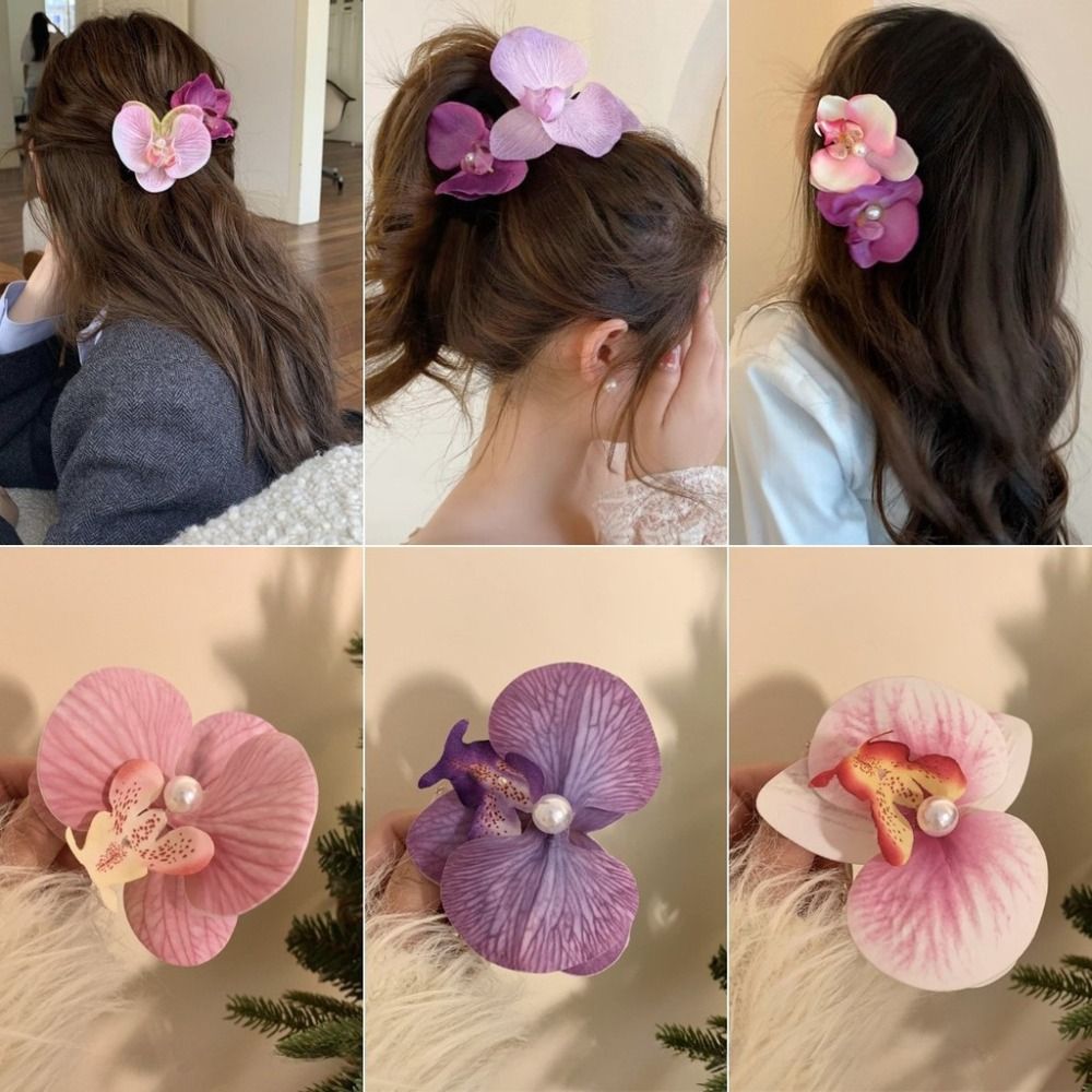 กิ๊บติดผมกล้วยไม้ฟาแลนนอปซิส ก - Orchid Phalaenopsis บทวิจารณ์และราคา