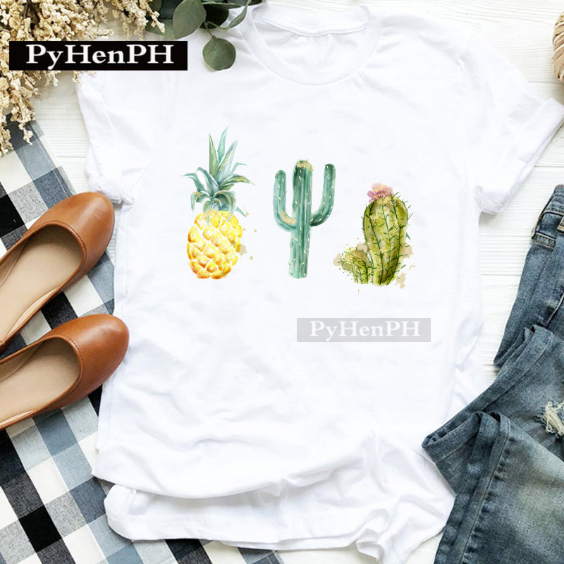 เสื้อยืดแฟชั่นลายกระบองเพชร แข - The Plant Parent บทวิจารณ์และราคา