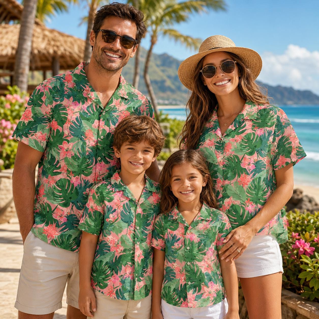 เสื้อเชิ้ตเด็กสไตล์ฮาวาย ลายพื - The Plant Parent บทวิจารณ์และราคา