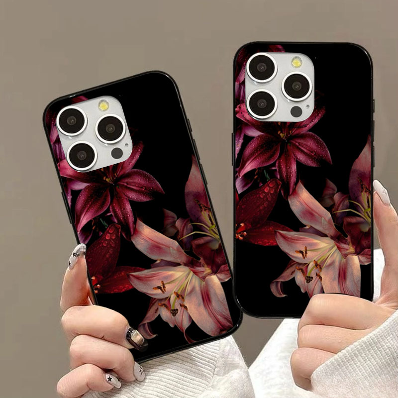 เคสโทรศัพท์ลายดอกลิลลี่สีแดงสุ - Plants X บทวิจารณ์และราคา