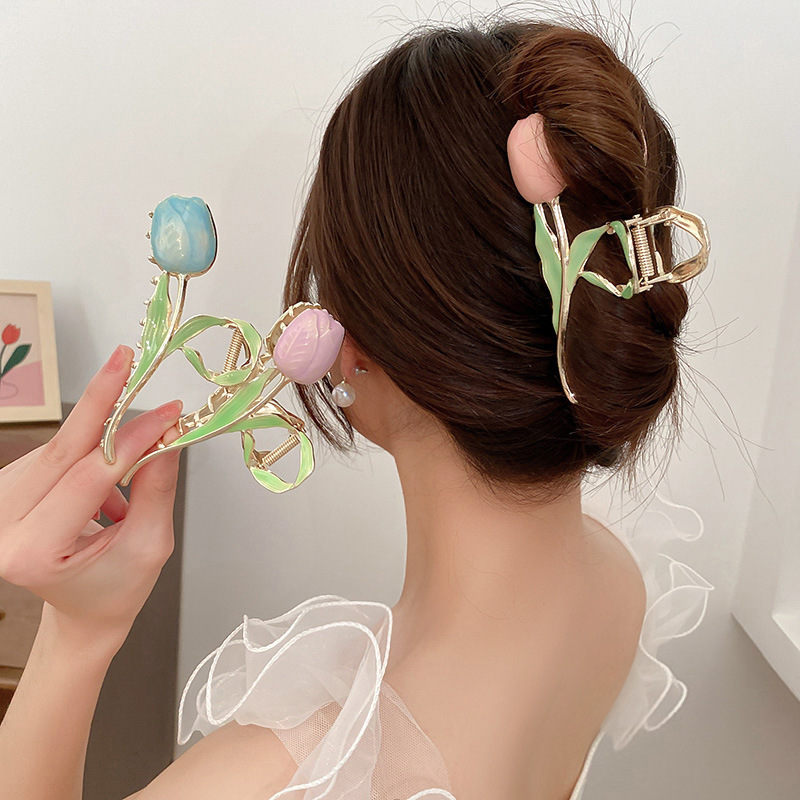 กิ๊บติดผมรูปดอกกล้วยไม้ 1 ชิ้น - Orchid Phalaenopsis บทวิจารณ์และราคา