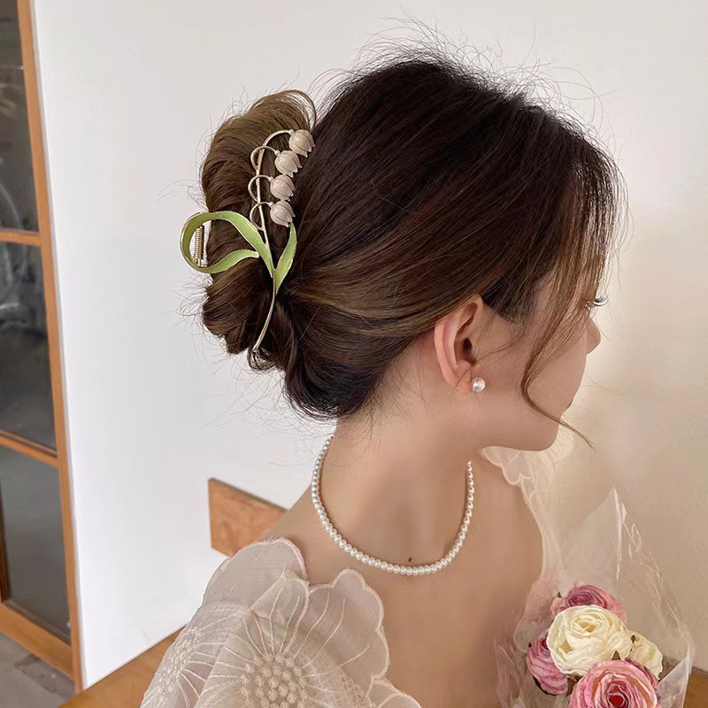 กิ๊บติดผมรูปดอกกล้วยไม้ 1 ชิ้น - Orchid Phalaenopsis บทวิจารณ์และราคา