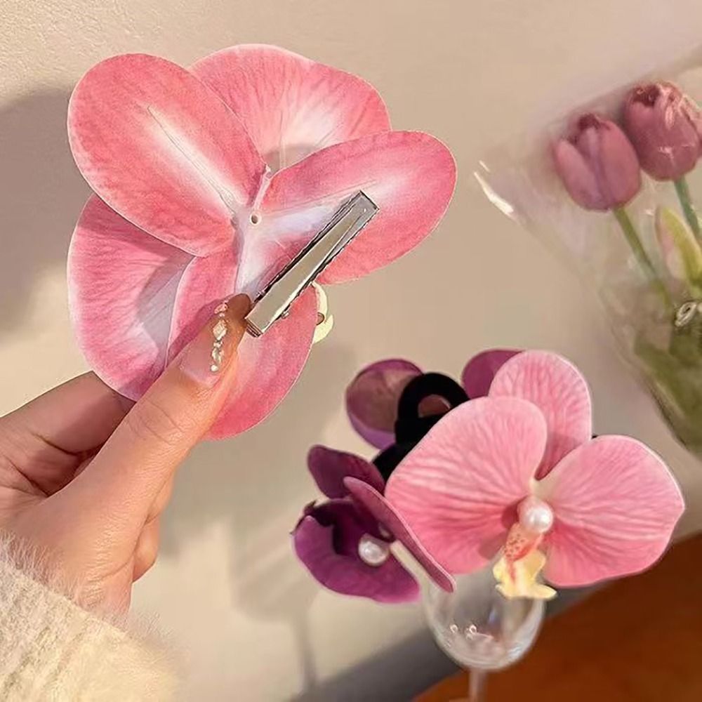คลิปผมรูปตุ่นปากเป็ด1ชิ้นกิ๊บต - Orchid Phalaenopsis บทวิจารณ์และราคา