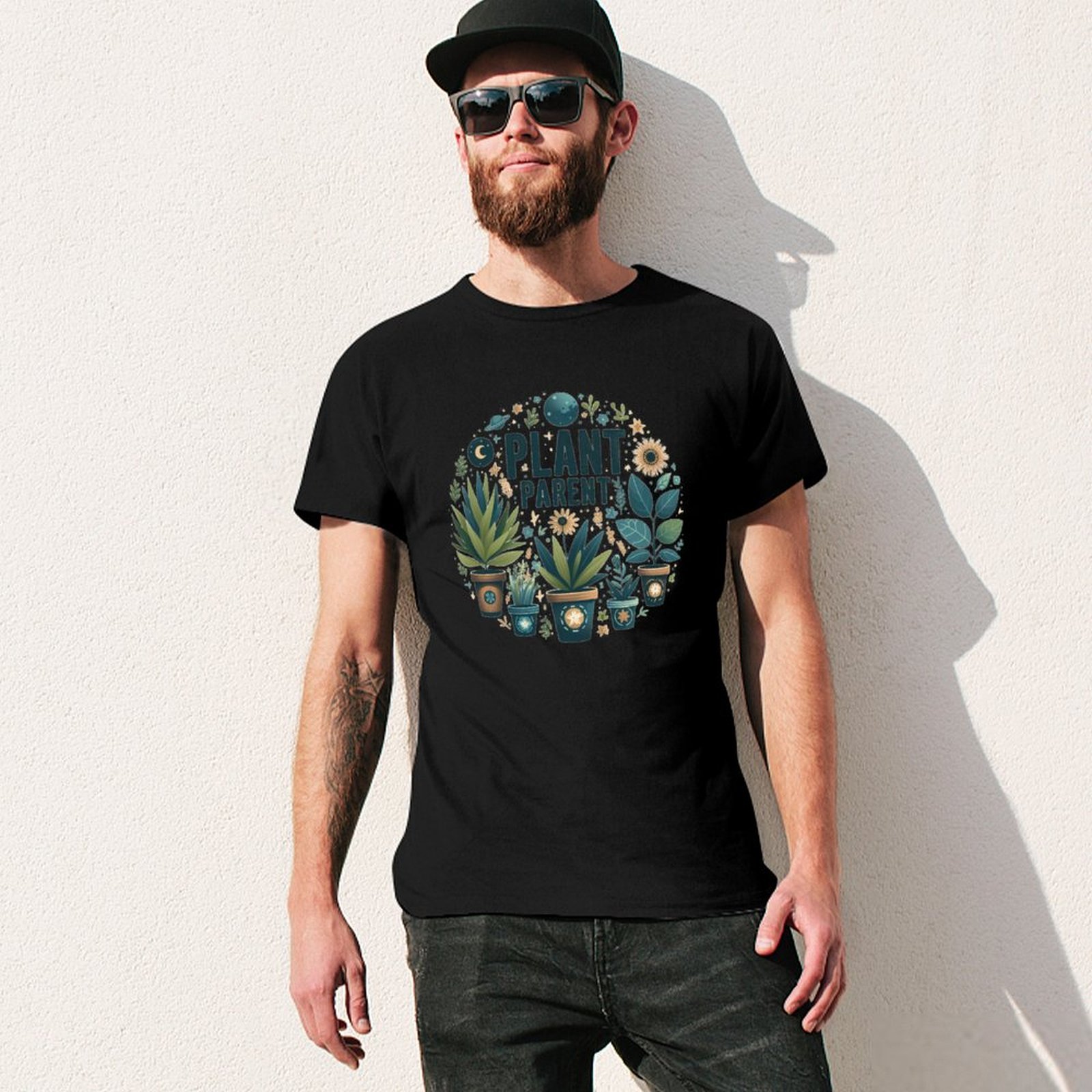เสื้อยืดลายพิมพ์ศิลปะสำหรับคนร - Plant Parent Shirt บทวิจารณ์และราคา